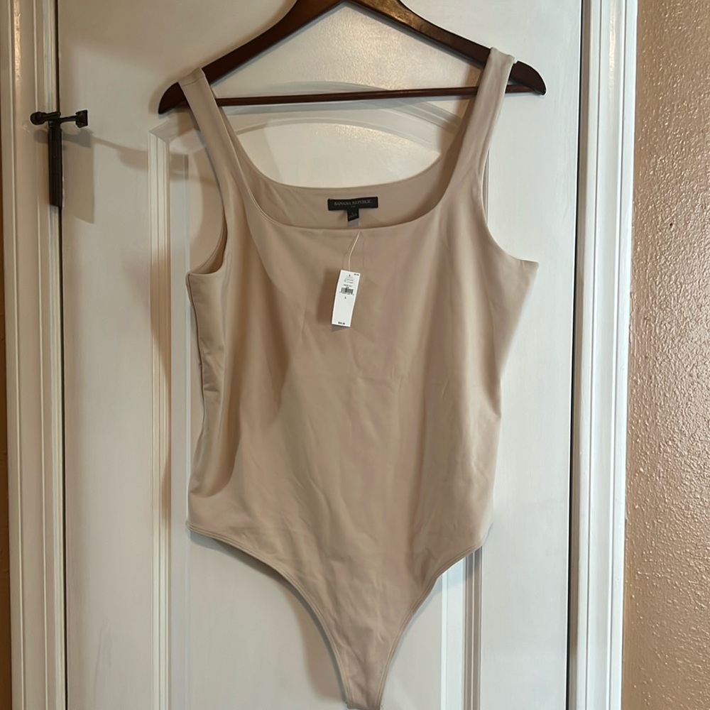 Banana Republic size large nude bodysuit BRAND NEW WITH TAGS
